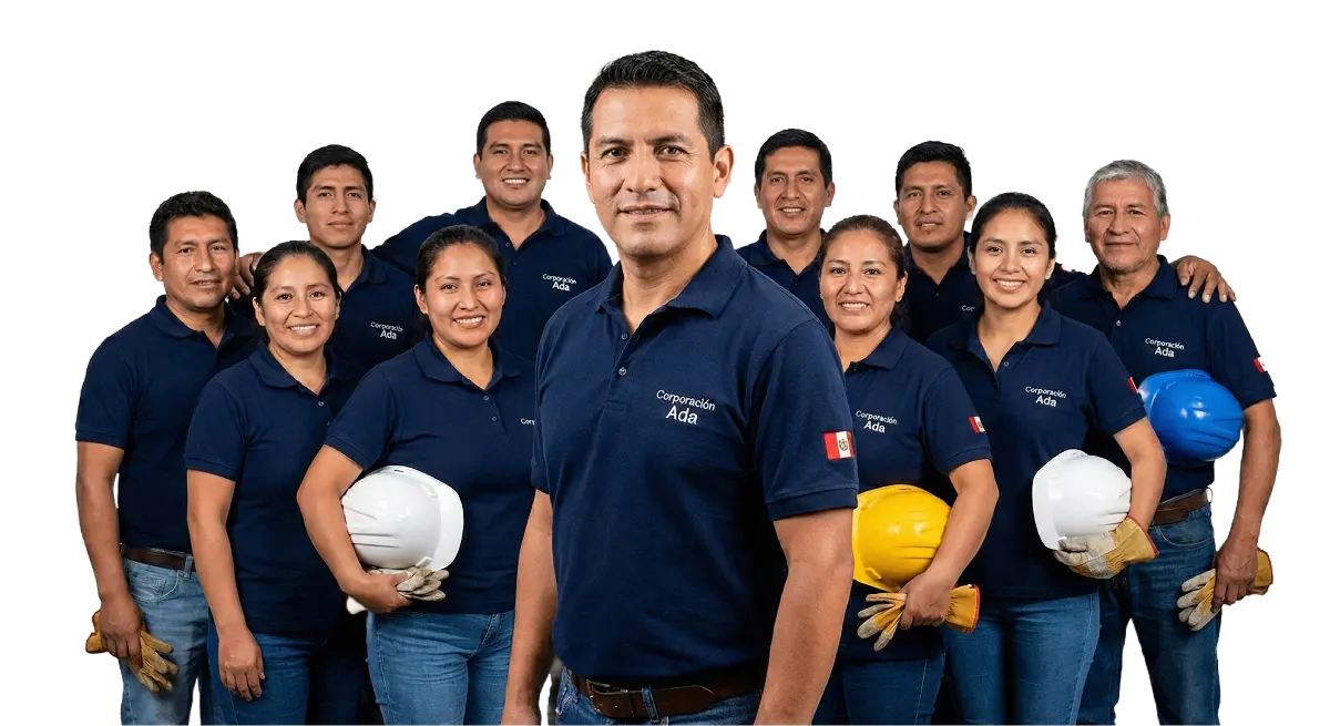 Equipo de trabajo Corporacion Ada Distribuidor de Vidrios y Aluminios en Lima